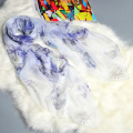 Женская мода завод китайский tingyu поставщик укомплектованный большой размер шифон печать шелк шарф